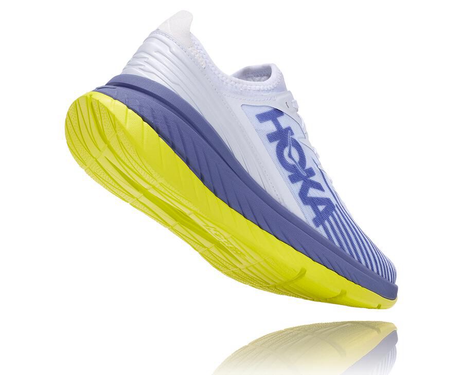 Tenis Hoka One One Hombre Blancos/Azules - Carbon X-Spe - CNVE14968